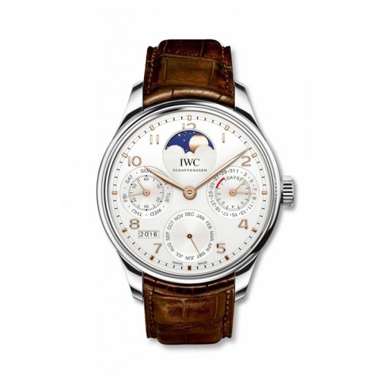 Copie de IWC Portugieser Simple Lune Acier Inoxydable/Boutique Shanghai IW503307 - Cliquez sur l'image pour la fermer