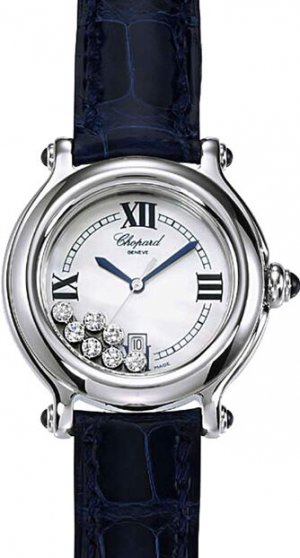 Réplique Chopard Happy Sport Classic Round Quartz 32mm Femme 278238-3006 Montre