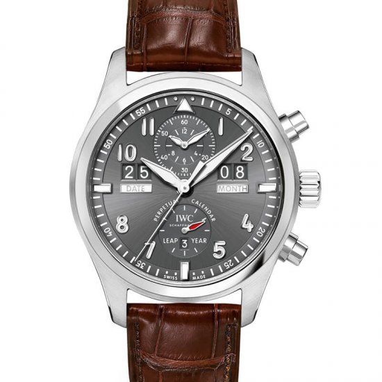 Réplique IWC d'Aviateur Spitfire Calendrier Perpetuel Automatique hommes IW379107 Montre - Cliquez sur l'image pour la fermer