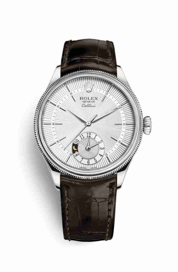 Copie de Rolex Cellini Dual Time 50529 Argent guilloche Cadran - Cliquez sur l'image pour la fermer