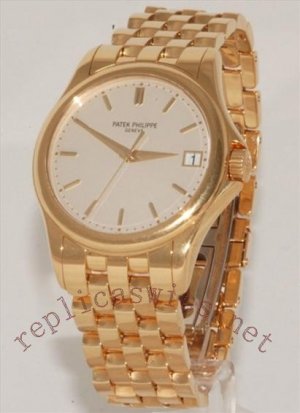 Réplique Patek Philippe Calatrava or jaune 18K Homme 5127/1J Montre