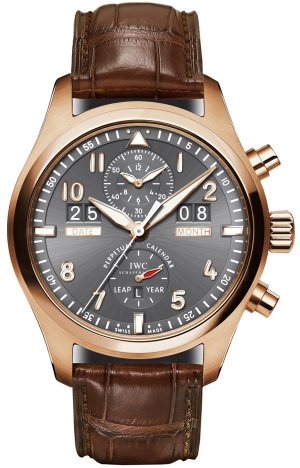 Réplique IWC Pilot's Spitfire Calendrier perpetuel Date Mois numerique Montre