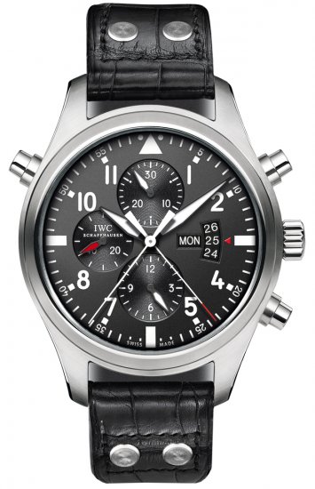 Réplique IWC Pilot's Double chronographe hommes IW377801 Montre - Cliquez sur l'image pour la fermer
