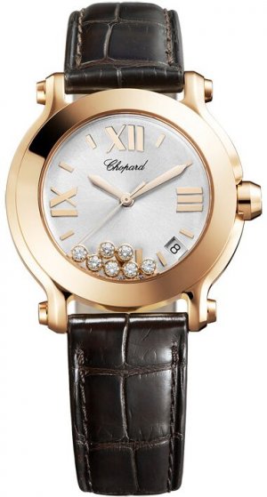 Réplique Chopard Happy Sport Quartz ronde 36mm Femme 277471-5013 Montre