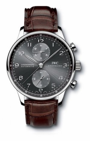 Réplique IWC Portuguese Chrono-automatique Blanc or IW371431 Montre