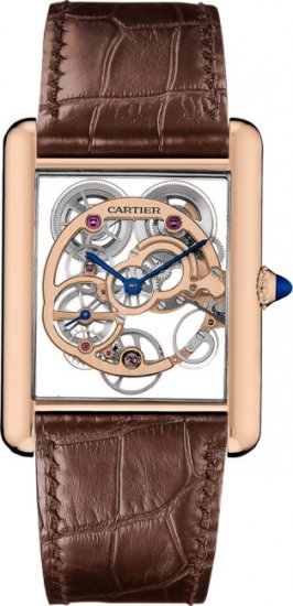 Cartier Tank Louis Squelette Saphir WHTA0002 - Cliquez sur l'image pour la fermer