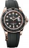 Réplique 40mm Rolex Yacht-Master 116655 Oysterflex Bracelet Montre