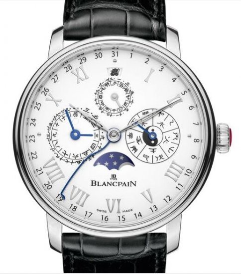 Réplique Blancpain Villeret Traditional Chinese Calendar 00888-3431-55B Montre - Cliquez sur l'image pour la fermer