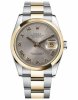 Réplique Rolex Datejust 36mm en acier et or jaune Or Gris Dial 116203 GRO Montre