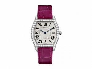 Cartier Tortue Argenteed Flinque Cadran Femme WA501009