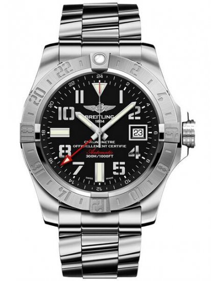 Montre Breitling Avenger II GMT Hommes - Cliquez sur l'image pour la fermer