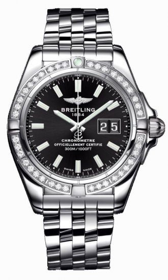 Breitling Galactic 41 A49350LA/BE58/366A Acier inoxydable Montre - Cliquez sur l'image pour la fermer