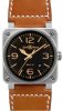 Réplique Or patrimoine Bell & Ross 42mm hommes automatiques BR 03-92 GOLDEN HERITAGE Montre