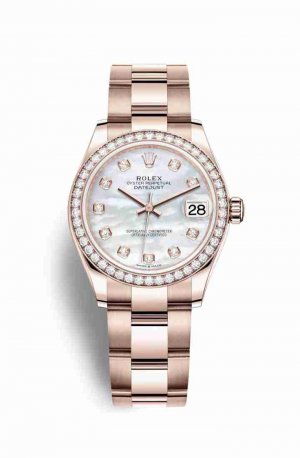 Copie de Rolex Datejust 31 18 ct Everose 278285RBR