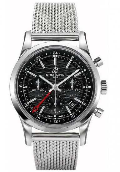 Breitling Transocean Chronographe GMT Montre - Cliquez sur l'image pour la fermer