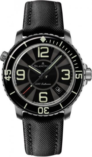 Réplique Blancpain Fifty Fathoms 500 Fathoms Hommes 50015-12B30-52B Montre - Cliquez sur l'image pour la fermer