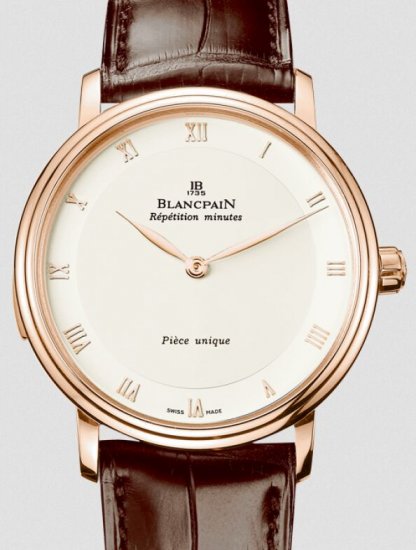 Réplique Blancpain Villeret Minute Repeater hommes 6033-3642-55 Montre - Cliquez sur l'image pour la fermer