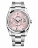 Réplique Rolex Datejust en acier de 36mm d?me lunette floral rose Cadran 116200 PFAO Montre