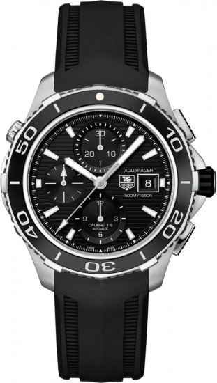 Tag Heuer Aquaracer Calibre 500 M 16Automatic Chronograph43 mm - Cliquez sur l'image pour la fermer