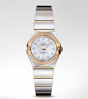 Omega Constellation poli 24mm 123.25.24.60.55.008 Montre Repliqu