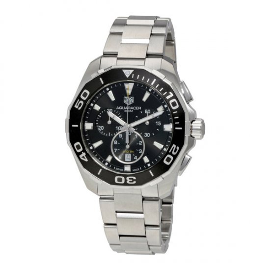 TAG Heuer Aquaracer Chronographe Noir Dial CAY111A.BA0927 - Cliquez sur l'image pour la fermer