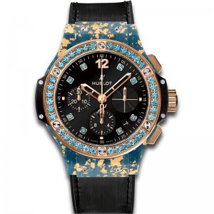 Hublot Big Bang Or Linen Bleu Or 341.XL.1280.NR.1207