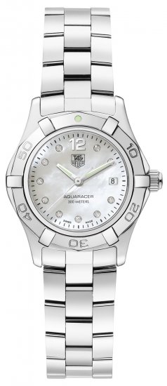 Tag Heuer Aquaracer Quartz dames 27mm - Cliquez sur l'image pour la fermer