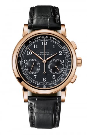 Copie de A. Lange & Sohne 1815 Rose/Noir/Pulsometre 414.031