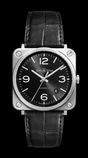 Bell & Ross BR S OFFICER Noir - Cliquez sur l'image pour la fermer