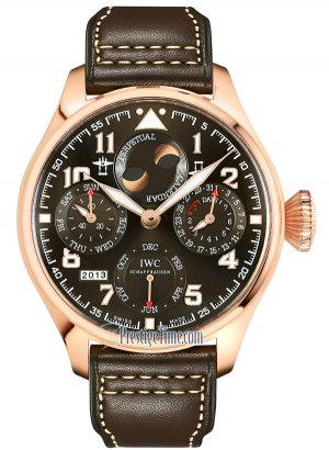 Réplique IWC Big Pilot's Calendrier perpetuel Saint Exupery hommes IW5026 Montre