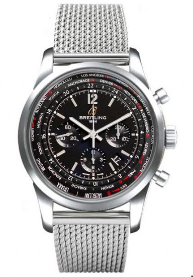 Breitling Transocean Unitime Montre d'Aviateur - Cliquez sur l'image pour la fermer