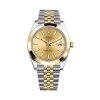 Rolex Datejust 41mm 126303 Champagne Dial Acier et en jumele en or jaune 18 carres