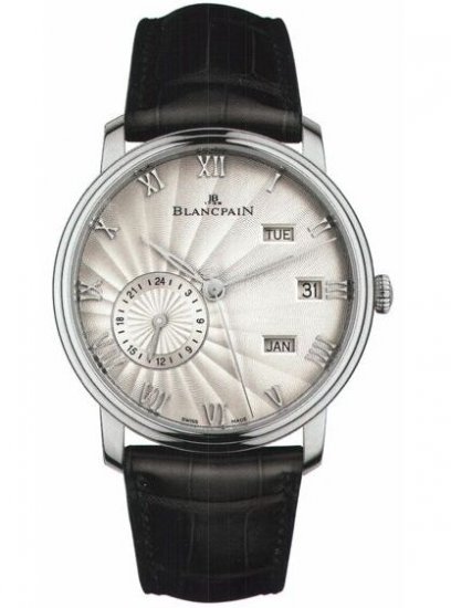 Réplique Blancpain Villeret Annual Calendar With GMT hommes 6670-1542-55B Montre - Cliquez sur l'image pour la fermer