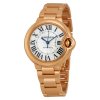 Cartier Ballon Bleu Cadran Argente 18kt Or rose Femme