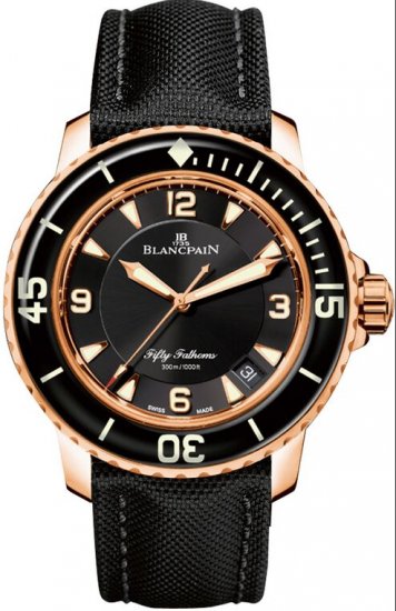 Réplique Blancpain Fifty Fathoms Or Rose Hommes 5015-3630-52 Montre - Cliquez sur l'image pour la fermer