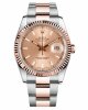 Réplique Rolex Datejust en acier et rose 36mm en or rose cadran champagne 116231 CHSO Montre