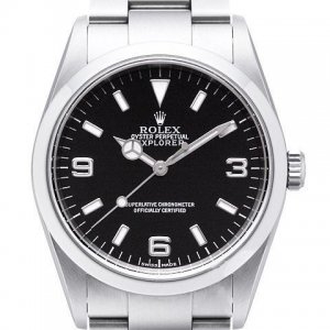 Rolex Explorer 114270-78690 cadran noir Hommes Montre