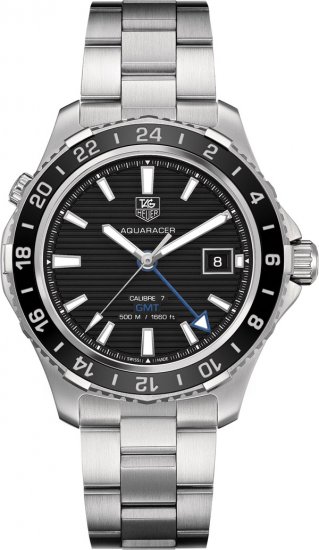 Tag Heuer Aquaracer 500M Calibre 7 GMT Ceramique - Cliquez sur l'image pour la fermer