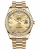 Réplique Rolex Day Date II President jaune or Chamapgne cadran 218348 CHD Montre