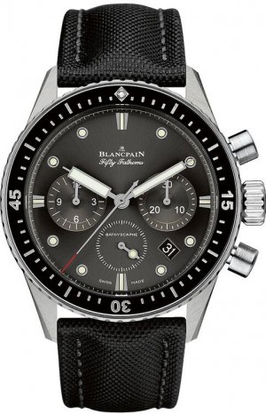 Réplique Blancpain Fifty Fathoms Bathyscaphe Chronographe Flyback 5200-1110-B52A Montre