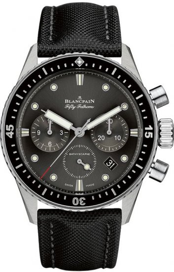 Réplique Blancpain Fifty Fathoms Bathyscaphe Chronographe Flyback 5200-1110-B52A Montre - Cliquez sur l'image pour la fermer