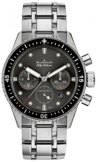 Réplique Blancpain Fifty Fathoms Bathyscaphe Flyback Chronograph 5200-1110-70B Montre - Cliquez sur l'image pour la fermer