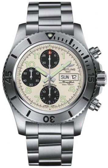 Copie de Breitling Superocean Acierfish Hommes A13341C3/G782/162A - Cliquez sur l'image pour la fermer