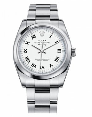 Réplique Rolex Air-King Domed Bezel argent cadran 114200 WRO Montre