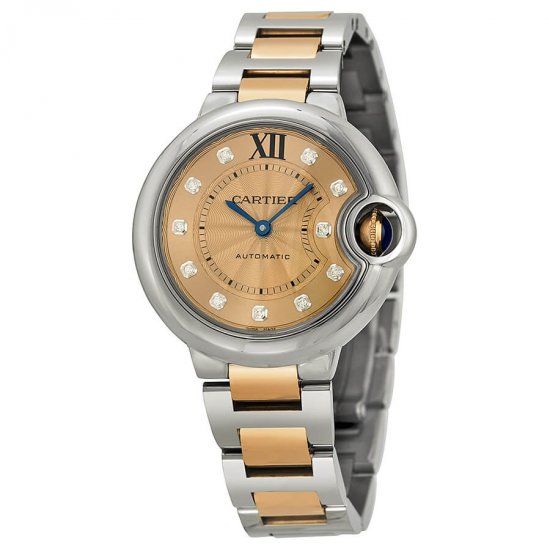 Cartier Ballon Bleu Acier inoxydable and 18kt Or rose Femme WE902053 - Cliquez sur l'image pour la fermer