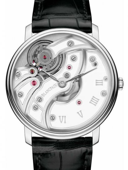 Réplique Blancpain Villeret Inverted Movement 6616-1527-55B Montre - Cliquez sur l'image pour la fermer