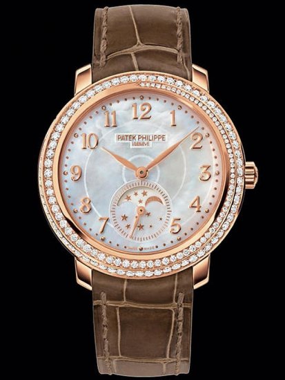 Réplique Patek Philippe Moon Phases femmes Rose d'or 4968R-001 Montre - Cliquez sur l'image pour la fermer