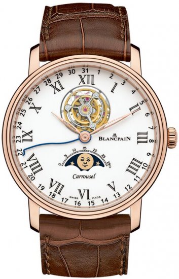 Réplique Blancpain Villeret Carrousel Moonphase 42mm hommes 6622L-3631-55B Montre - Cliquez sur l'image pour la fermer