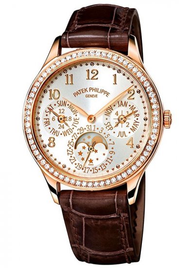 Réplique Patek Philippe Dames Calendrier Perpetuel en or rose 7140R-001 Montre - Cliquez sur l'image pour la fermer