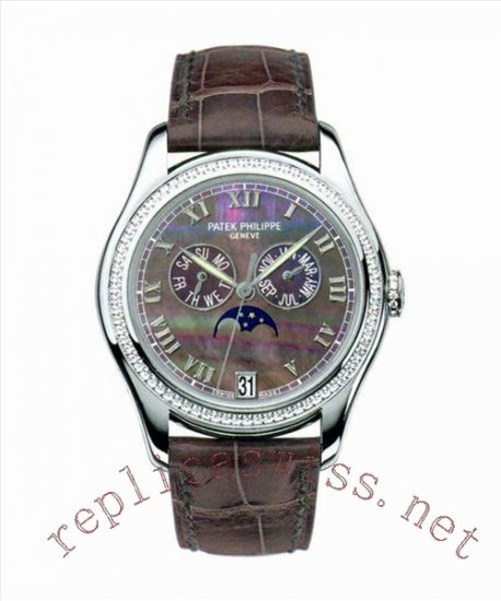 Réplique Patek Philippe Complicated dames Moon Phase diamant 4936G Montre - Cliquez sur l'image pour la fermer